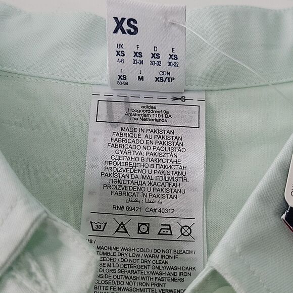 NEW SPF REEBOK OVERSIZED MINT LONG SLEEVE PERFORMANCE GOLF SUN SHIRT 4 6 NWT - Picture 7 of 13